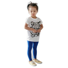 Baby Girls Kids Korean Tiger Printed Casual T-shirt Cotton Blouse Shirt Clothes UBY