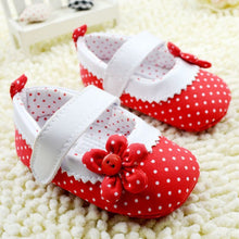 Baby Girlary Janes Shoes Infant Toddler Flower Dot Soft Sole Crib First Walkers  UBY