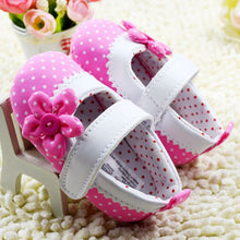 Baby Girlary Janes Shoes Infant Toddler Flower Dot Soft Sole Crib First Walkers  UBY