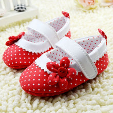 Baby Girlary Janes Shoes Infant Toddler Flower Dot Soft Sole Crib First Walkers  UBY
