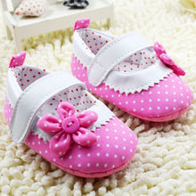 Baby Girlary Janes Shoes Infant Toddler Flower Dot Soft Sole Crib First Walkers  UBY
