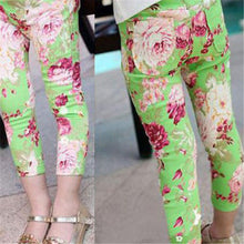 Baby Girls Pants Lovely Pattern Printed Feet Trousers Toddler Jeans Pencil Pants 2-6Y HT UBY