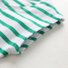Baby Girls Summer Casual Mini Dresses Girls O-neck Sleeveless Dress Striped Style Ball Gown Dress Kids Soft Cotton Mini Dress UBY