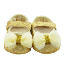 Baby Kid Girl Bling Sequin Mary Jane Infant Soft Sole Ribbon Bow Prewalker Shoes 0-18 M UBY