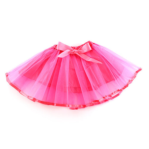 Baby Kid Girl Tutu Skirt Bow Princess Dressup Tulle Ballet Dancewear PettiskirtUBY
