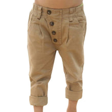 Baby Kids Boys Retro Clothes Khaki Casual Pants Straight Trousers 2-7Y Children Capris  UBY