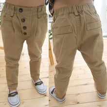 Baby Kids Boys Retro Clothes Khaki Casual Pants Straight Trousers 2-7Y Children Capris  UBY