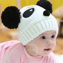 Baby Kids Cartoon Panda Ball Handmade Knitted Crochet Beanie Cap Winter Hat UBY