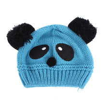 Baby Kids Cartoon Panda Ball Handmade Knitted Crochet Beanie Cap Winter Hat UBY