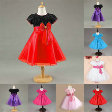 Baby Kids Girl Toddler Princess Pageant Wedding Party Tutu Dress Lace Bow Sequins Summer Dresses UBY