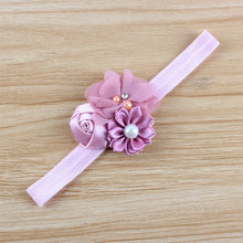 Baby Kids Girls Infant Flower Rose Rhinestone Headbands Hair Bow Band Headwear 6M-3YUBY