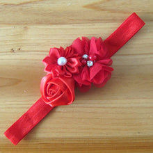 Baby Kids Girls Infant Flower Rose Rhinestone Headbands Hair Bow Band Headwear 6M-3YUBY