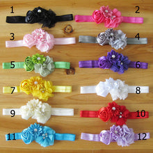 Baby Kids Girls Infant Flower Rose Rhinestone Headbands Hair Bow Band Headwear 6M-3YUBY