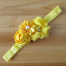 Baby Kids Girls Infant Flower Rose Rhinestone Headbands Hair Bow Band Headwear 6M-3YUBY