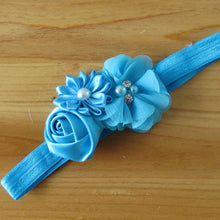 Baby Kids Girls Infant Flower Rose Rhinestone Headbands Hair Bow Band Headwear 6M-3YUBY