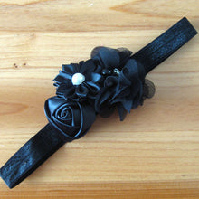 Baby Kids Girls Infant Flower Rose Rhinestone Headbands Hair Bow Band Headwear 6M-3YUBY