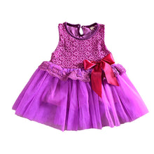 Baby Kids Girls Lace Flower Bow Bowknot One Piece Party Pageant Dress Formal Dress 0-3Y UBY