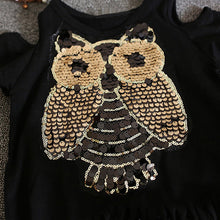 Baby Kids Girls Summer Short Sleeve Tops T-shirt Owl Printed Tassel Clothes 2-6T Lisa's Store UBY