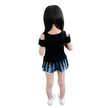 Baby Kids Girls Summer Short Sleeve Tops T-shirt Owl Printed Tassel Clothes 2-6T Lisa's Store UBY