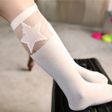 Baby Kids High Knee Socks School Cartoon Cat Lace Solid Stockings Leg Warmer For Girls Y2 UBY