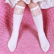 Baby Kids High Knee Socks School Cartoon Cat Lace Solid Stockings Leg Warmer For Girls Y2 UBY