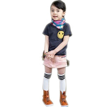 Baby Kids Toddlers Girls Cotton Stripes Socks School High Knee Socks2-7Y XL482 ForUBY