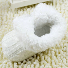 Baby Shoes Infants Crochet Knit Fleece Boots Wool Snow Crib Shoes Toddler Boy Girl Booties UBY