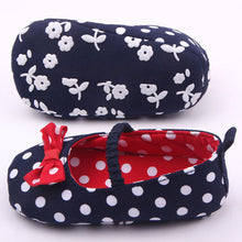 Baby Toddler Girls Princess Shoes Polka Dot Bowknot Soft Shoes 0-12 months M23 UBY