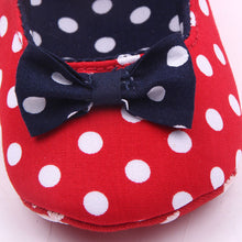 Baby Toddler Girls Princess Shoes Polka Dot Bowknot Soft Shoes 0-12 months M23 UBY