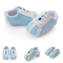 Baby Toddler Non-slip PU Leather Crib Shoes Lace Up Sneaker Prewalker 0-18MUBY