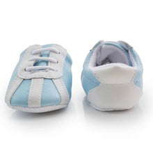 Baby Toddler Non-slip PU Leather Crib Shoes Lace Up Sneaker Prewalker 0-18MUBY