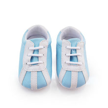 Baby Toddler Non-slip PU Leather Crib Shoes Lace Up Sneaker Prewalker 0-18MUBY
