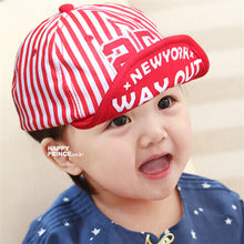 Baby Unisex Kids Girls Boys Stripes Snapbacks Hats Baseball Cap Flat Visor Snapback CapsUBY
