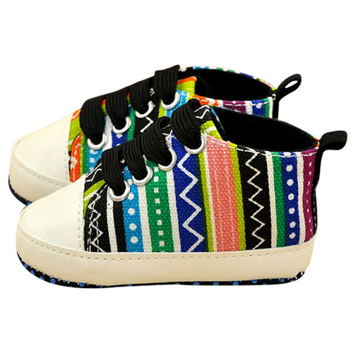 Baby shoes lovely soft sneakers boys girls infant toddler crib 3 sizes 0-18 months UBY