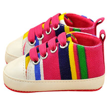 Baby shoes lovely soft sneakers boys girls infant toddler crib 3 sizes 0-18 months UBY