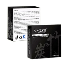 Bamboo charcoal soap whitening blackhead remover acne treatment handmade TY389 UBY