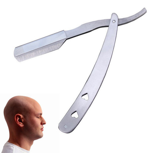 Barber Tool Straight Edge Razors Blade Stainless Steel Folding Shaving Knife UBY