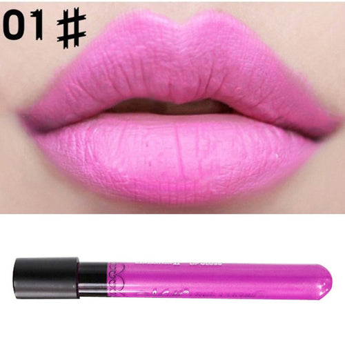 Beauty Accessory Women Waterproof Liquid Makeup Pencil Matte Lipstick Super Long Lasting Lip Gloss UBY