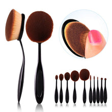 Beauty Make Up Toothbrush Shaped Foundation Powder Brushes Kit Face Cosmetic Make Up Brush Sets UBY
