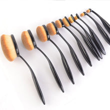 Beauty Make Up Toothbrush Shaped Foundation Powder Brushes Kit Face Cosmetic Make Up Brush Sets UBY