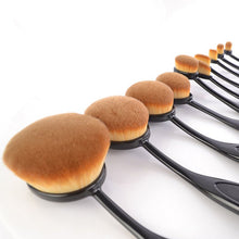 Beauty Make Up Toothbrush Shaped Foundation Powder Brushes Kit Face Cosmetic Make Up Brush Sets UBY