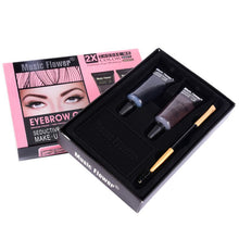 Beauty Waterproof EyelinerEyebrow Cream Mascara Gel Eyebrow With Brush Makeup 2 Colors UBY