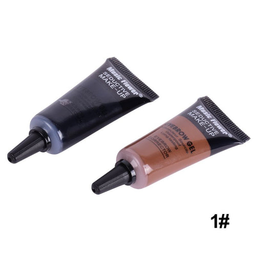 Beauty Waterproof EyelinerEyebrow Cream Mascara Gel Eyebrow With Brush Makeup 2 Colors UBY