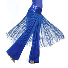Belly oriental Dance Fringe Tassel Brilliant Hip Scarf sequined Skirt 5 colors UBY