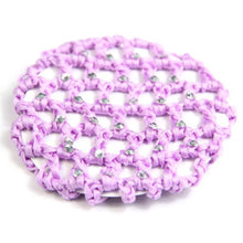 Bests Beautiful Bun Cover Snood Hair Net Ballet Dance Skating Crochet with DiamondUBY