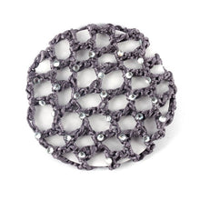 Best s Beautiful Bun Cover Snood Hair Net Ballet Dance Skating Crochet with Diamond UBY