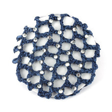 Best s Beautiful Bun Cover Snood Hair Net Ballet Dance Skating Crochet with Diamond UBY