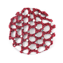 Best s Beautiful Bun Cover Snood Hair Net Ballet Dance Skating Crochet with Diamond UBY