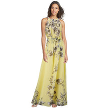 Big Size Flora Printing Maxi Dresses Long Chiffon Sundresses Women Style Girl Boheminan Dress Y4 UBY