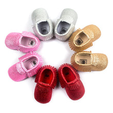 Bling Bling Party Tassel Toddler Moccasins First Walkers PU Leather Infant Toddler Soft Sole Crib Shoes Bebe Girl Lisa's Store UBY